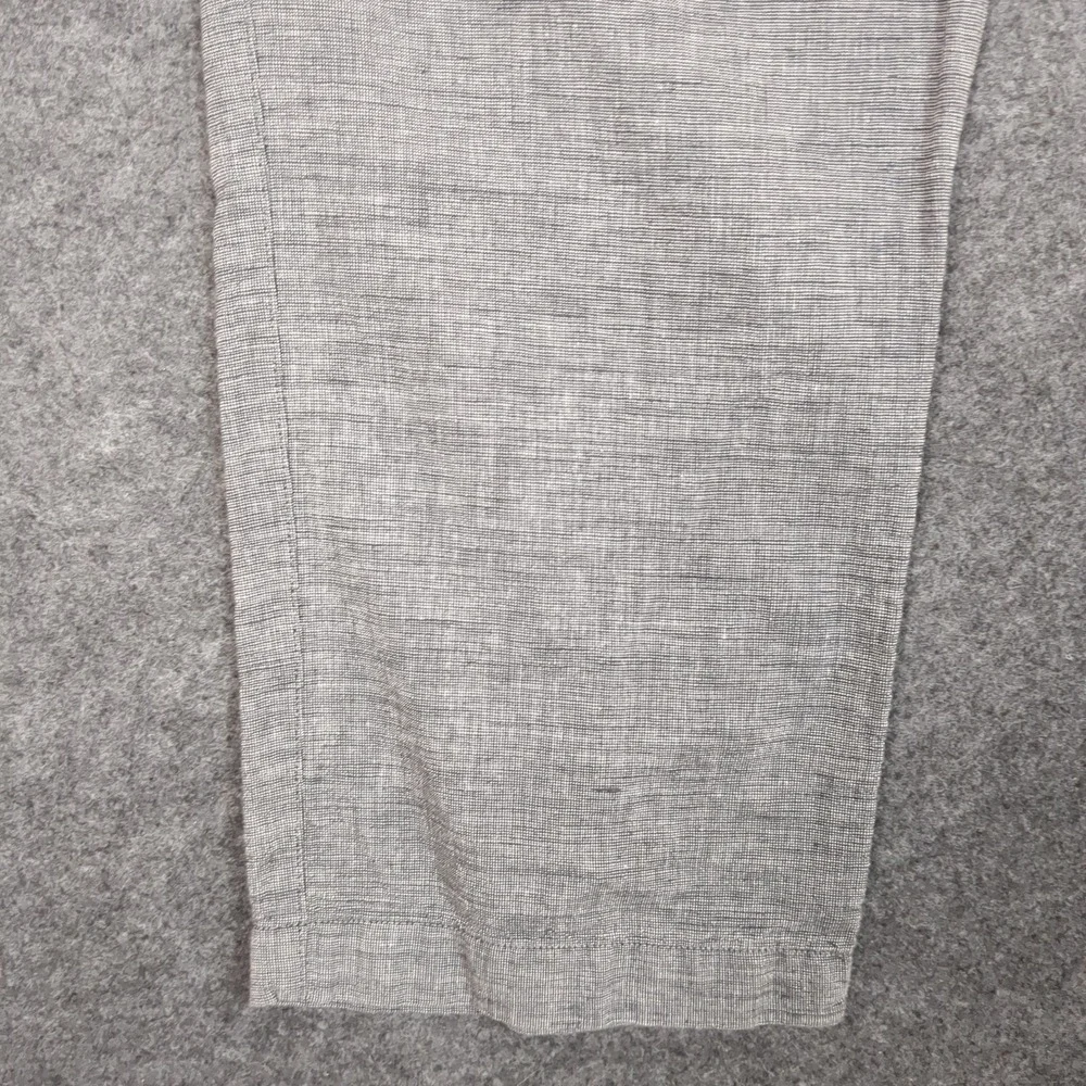 Banana Republic Aiden Fit Mens 36x32 Gray‎ Linen Blend Slim Chino Pants Slacks